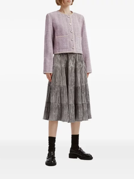 Geacă B+ab din tweed violet