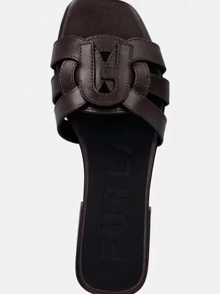 Кожаные шлепанцы Furla
