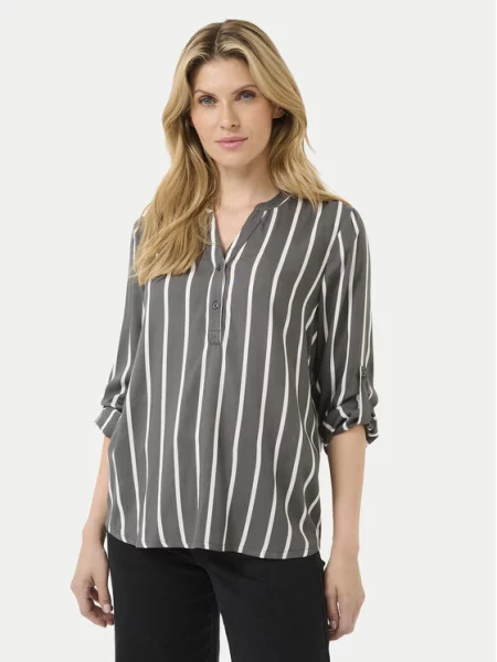 Kaffe Блузка Stridy сірий