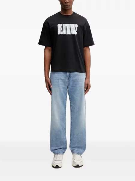 Tricou Alpha Industries cu imagine negru