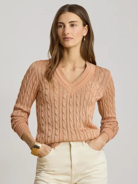 Lauren Ralph Lauren Sveter MEREN púdrová ružová