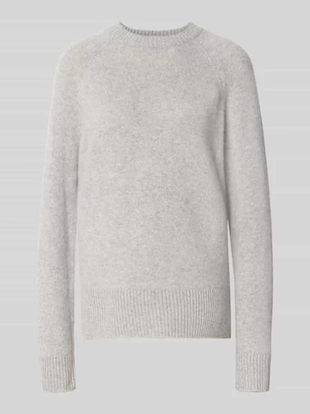 Sweter o kroju loose fit z czystego kaszmiru w imitacji dzianiny Myon