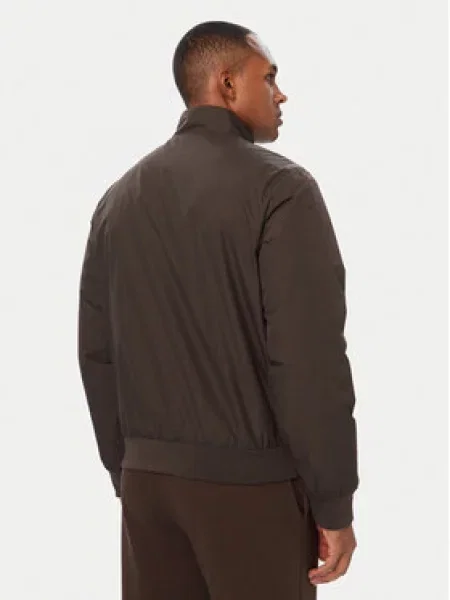 Bunda bomber Emporio Armani hnědá