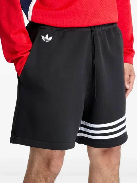 Papuci de casă Adidas cu autograf cu dungi roz
