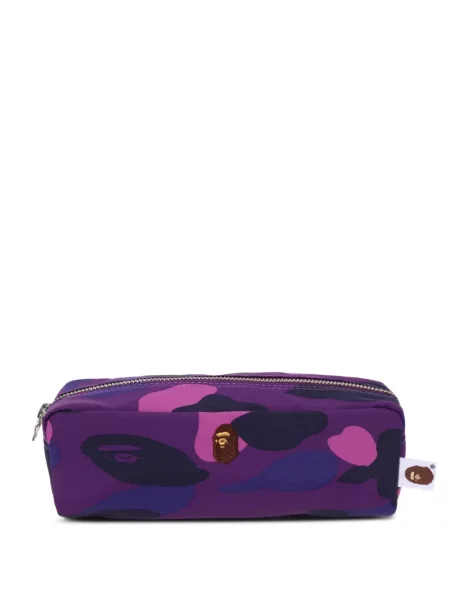 Камуфлажна чанта A Bathing Ape® бродирана виолетово