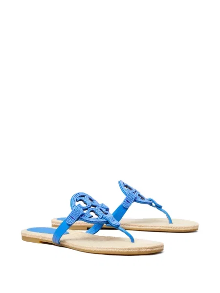 Espadrile Tory Burch cu mărgele albastru
