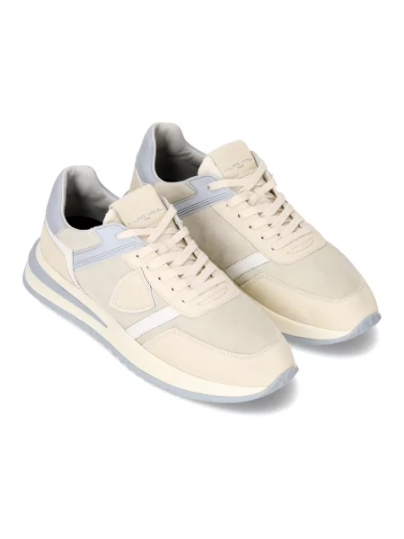 Buty do biegania Philippe Model zamszowe do biegania beżowe