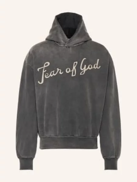 Fear Of God Bluza Z Kapturem schwarz