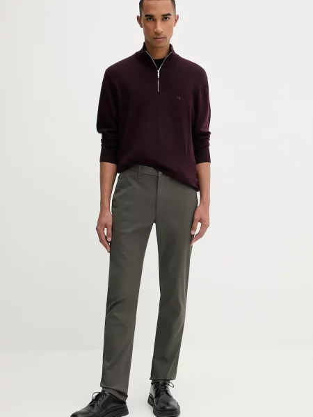 Calvin Klein Hlače zelena