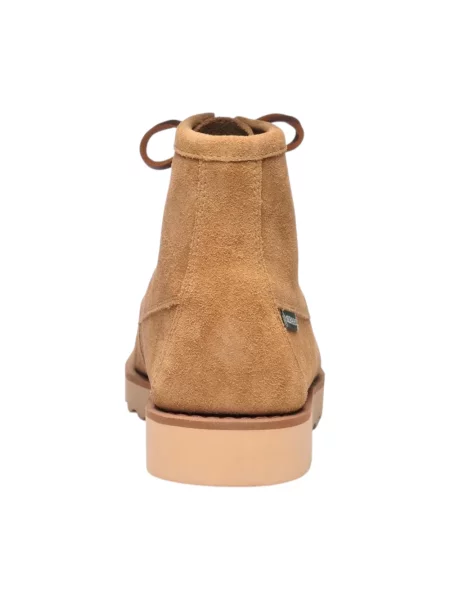 Buty do kostki Sebago skórzane z logo beżowe
