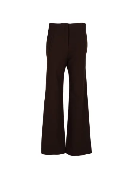 Pantaloni Veronica Beard evazate maro