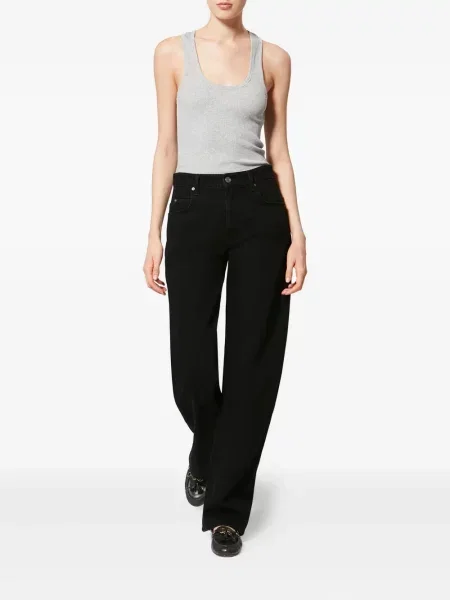 Blugi evazați Isabel Marant negru