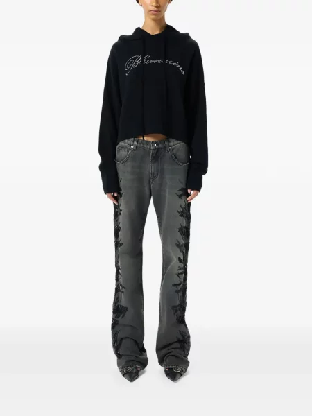 Blugi Blumarine cu model zebră negru