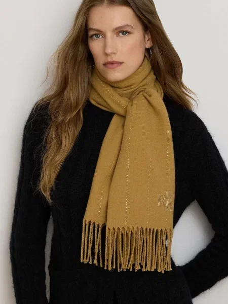 Шерстяной шарф Lauren Ralph Lauren