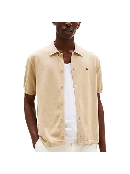 Košeľa Tommy Hilfiger béžová