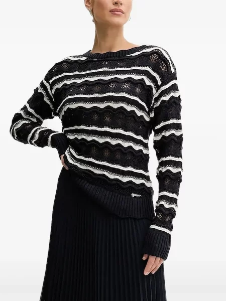 Pulover Guess cu dungi albastru