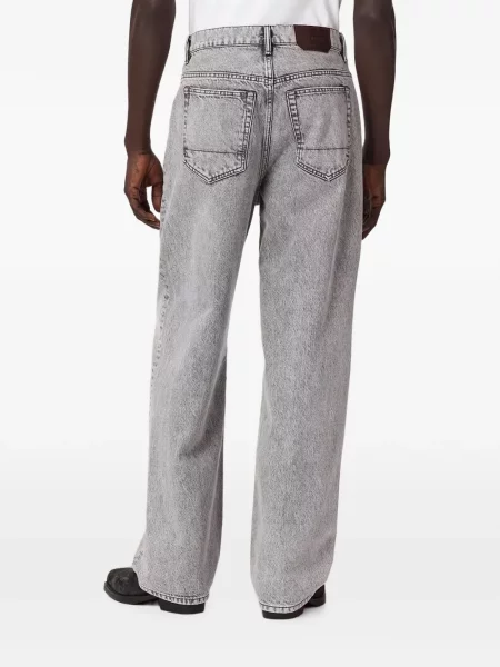 Blugi drepți Allsaints gri