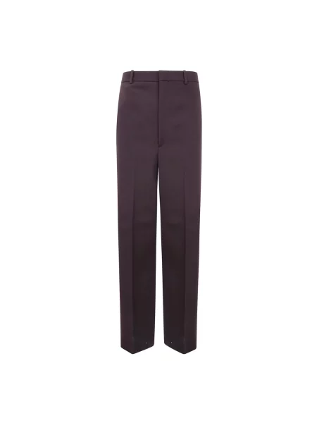 Spodnie Jil Sander brązowe