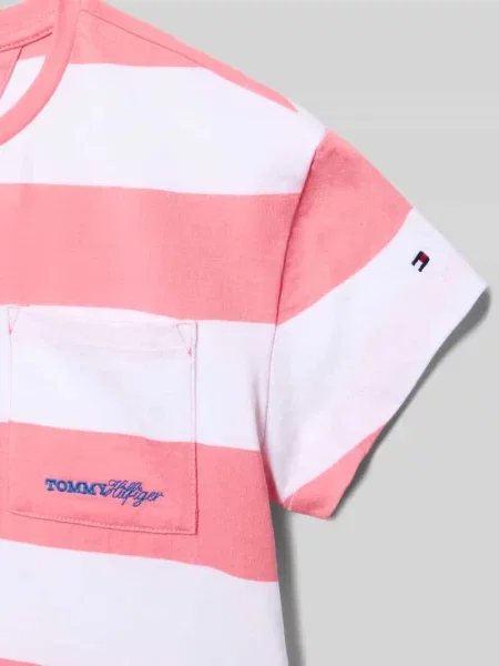 Męski t-shirt o kroju regular fit z czystej bawełny Tommy Hilfiger Teens