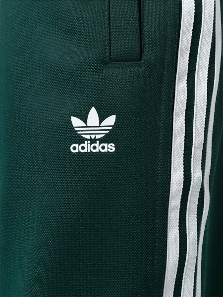 Legginsy Adidas do biegania z nadrukiem z dekoltem w serek czerwone