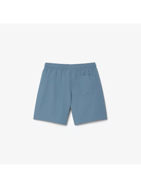Lacoste Monochromatyczne Kąpielówki niebieskie