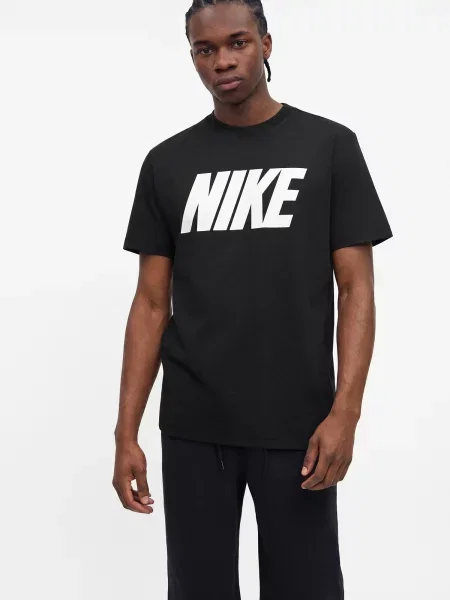 Nike Sportswear Tričko Club čierna biela