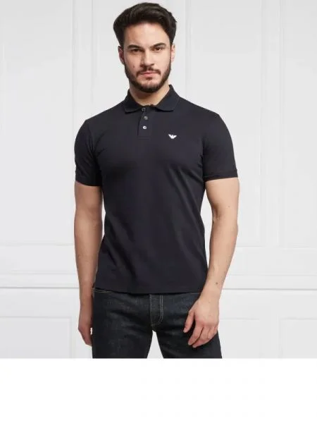 Emporio Armani Tenisz póló kék