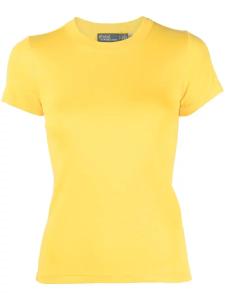 Φλοράλ τέντωμα γιλέκο Polo Ralph Lauren με σχέδιο πορτοκαλί
