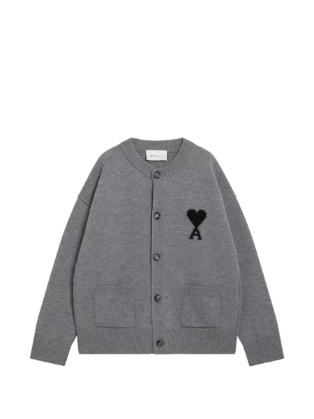 Cardigan Ami Paris gri