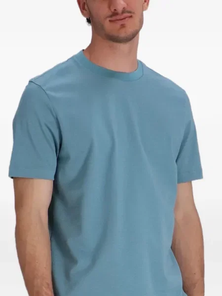 Tricou Boss cu decolteu rotund albastru
