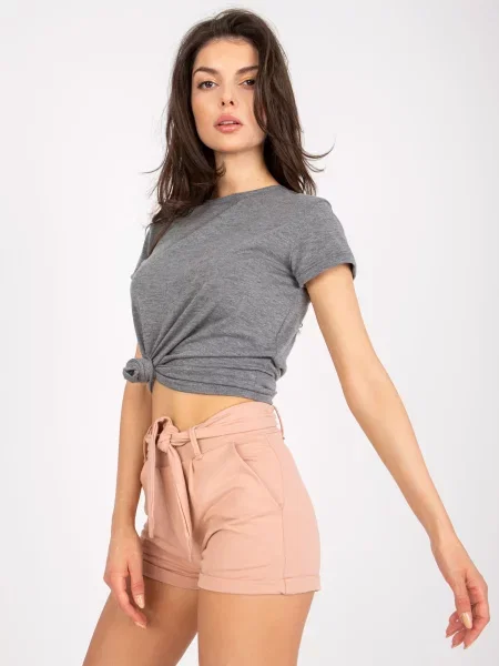 Tricou Fashionhunters gri