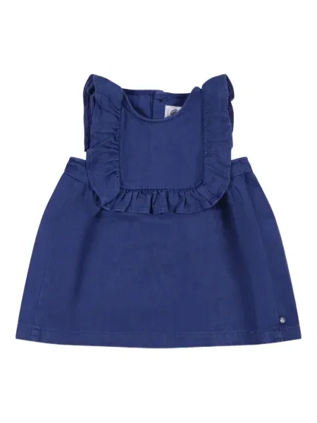 Sukienka dziecięca Petit Bateau niebieska