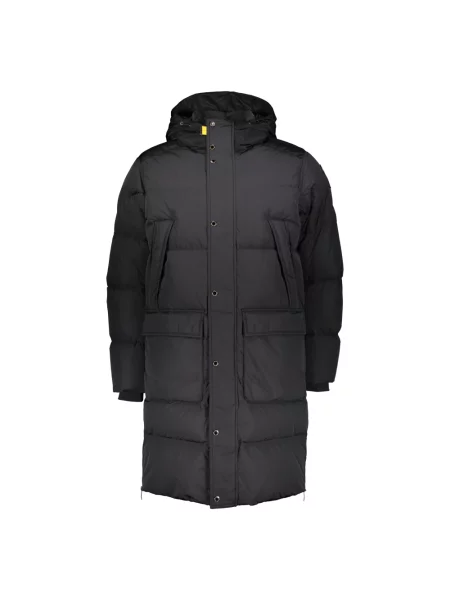 Długa parka Parajumpers z kapturem czarna