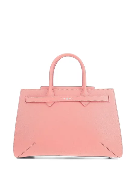 Geantă shopper Tyler Ellis din piele roz