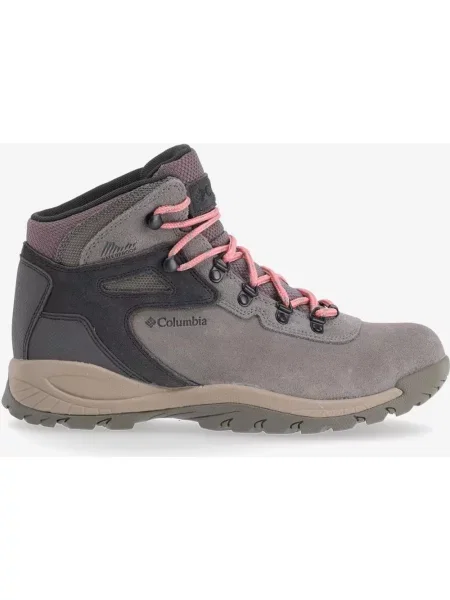 Buty trekkingowe Columbia Newton Ridge Plus Waterproof Amped różowe 36 szare