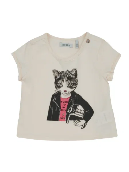 Tricou copii Ikks alb