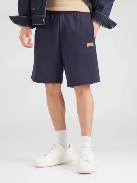HUGO Pantaloni Nevashort bleumarin