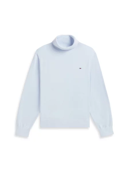 Tommy Jeans Pulover ESSENTIAL pastel albastru