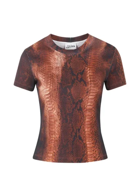 Tricou Jean Paul Gaultier cu imagine maro