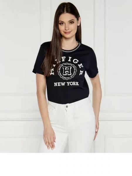 Tommy Hilfiger Póló REG VARSITY | Comfort fit kék