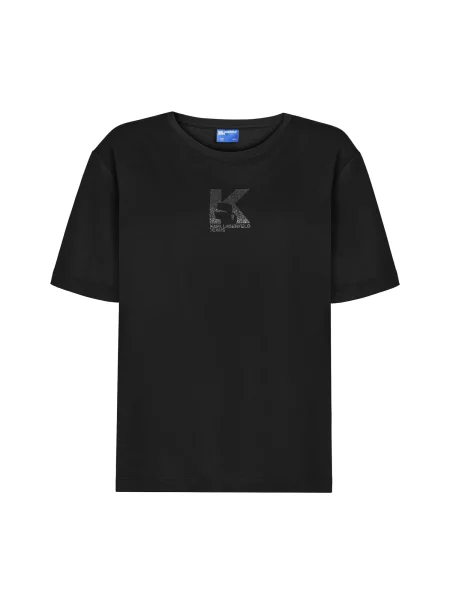 KARL LAGERFELD JEANS Tricou negru alb