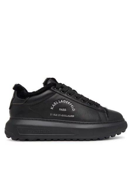 KARL LAGERFELD Sneakersy Kapri Lug czarny