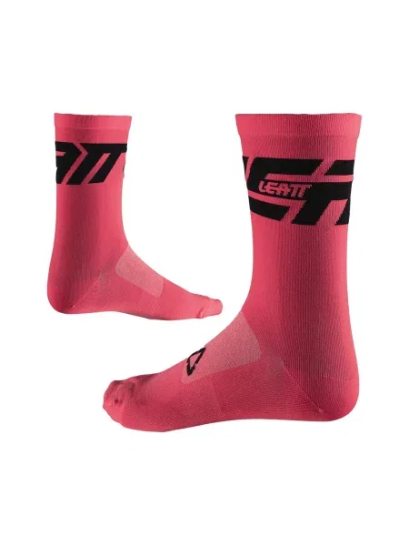 Skarpety rowerowe LEATT Socks MTB Endurance różowe