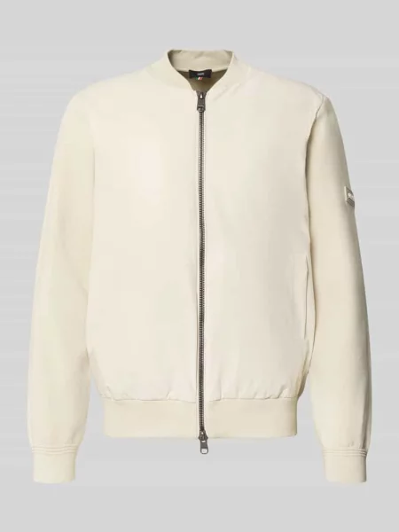 Sweter Cinque z dwustronnym zamkiem błyskawicznym biały