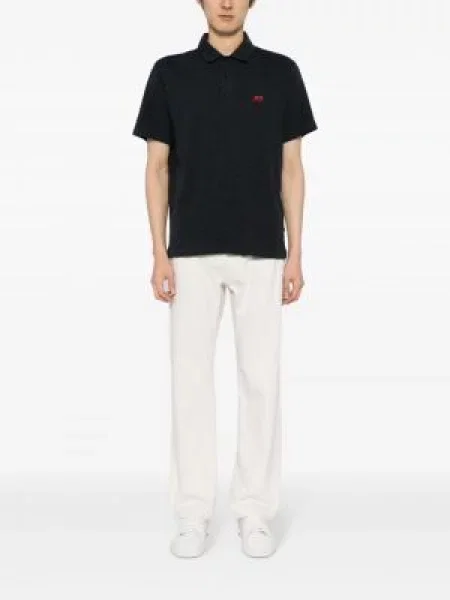 Siuvinėta polo marškinėliai Rag & Bone mėlyna