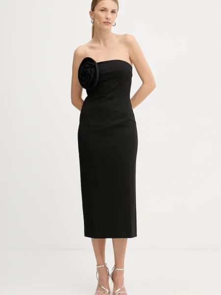Сукня Marella midi облягаюча чорний