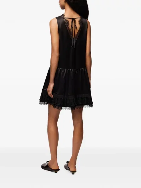 Rochie Ganni din satin negru
