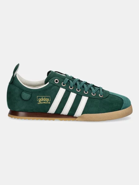 Nubuck sneakers adidas Originals Samba πράσινο