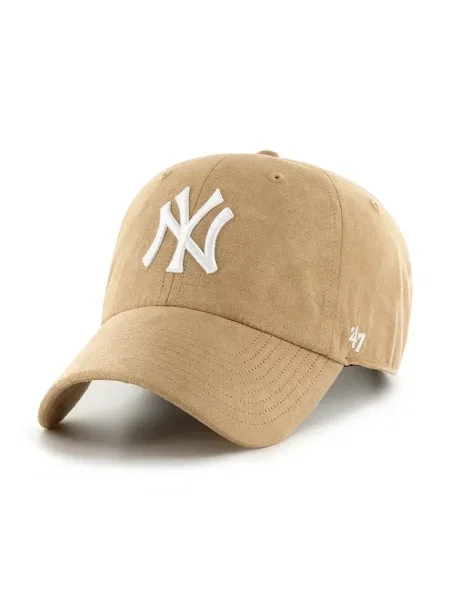 Шапка с козирка 47 brand MLB New York Yankees зелено