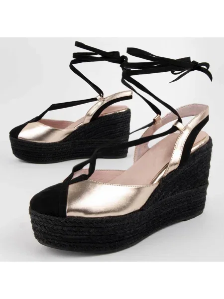 Pantofi Montevita auriu
